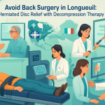 discover how decompression therapy in longueuil offers a non-surgical solution for herniated disc pain. avoid back surgery and experience effective relief with our expert treatment options.