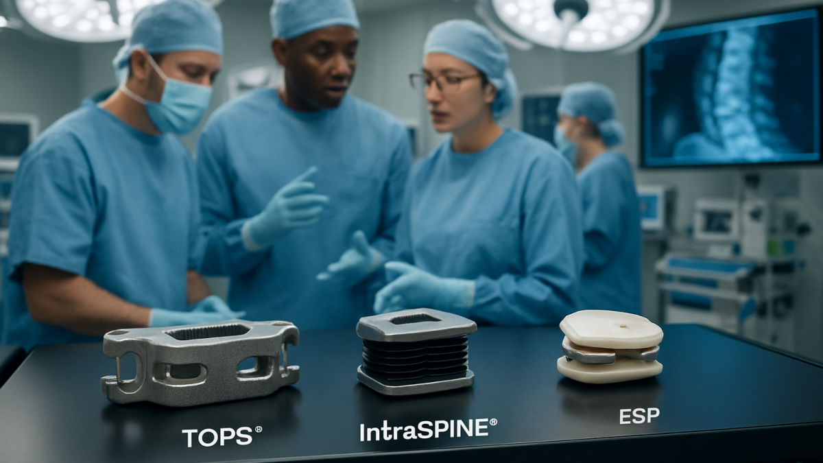discover how innovative spinal implants like tops™, intraspine®, and esp are transforming surgical decision-making. explore their benefits, clinical outcomes, and influence on modern spine surgery.
