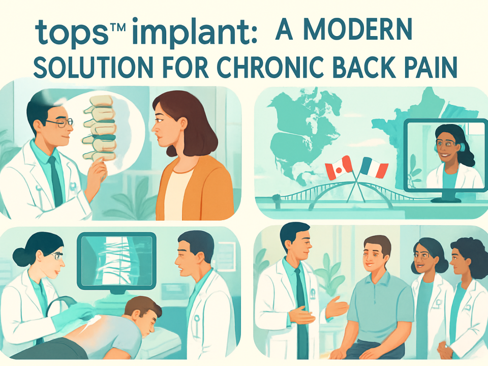 discover how the tops™ implant offers an innovative and effective solution for chronic back pain, improving mobility and quality of life for patients seeking relief beyond traditional spinal treatments.