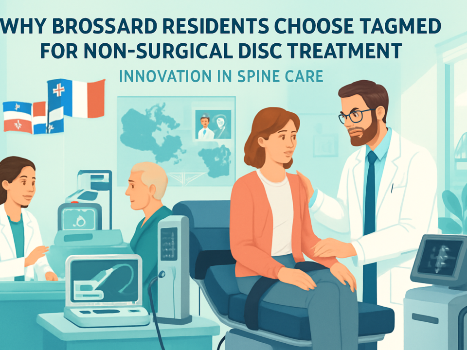 discover why residents of brossard trust tagmed for effective, non-surgical disc treatment. learn about our advanced techniques, patient-centered care, and proven results for back and neck pain relief.