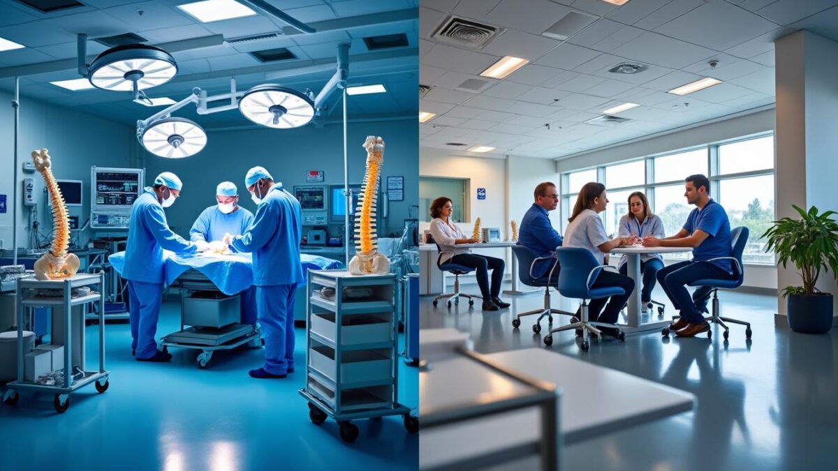 discover key differences and similarities in spine care between france and quebec, exploring how these variations impact surgical decision-making and patient outcomes.