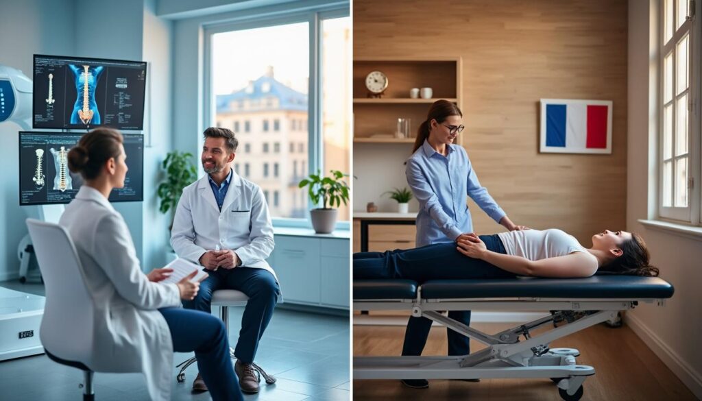 explore a detailed international comparison highlighting the differences and similarities in spine care practices between france and quebec.