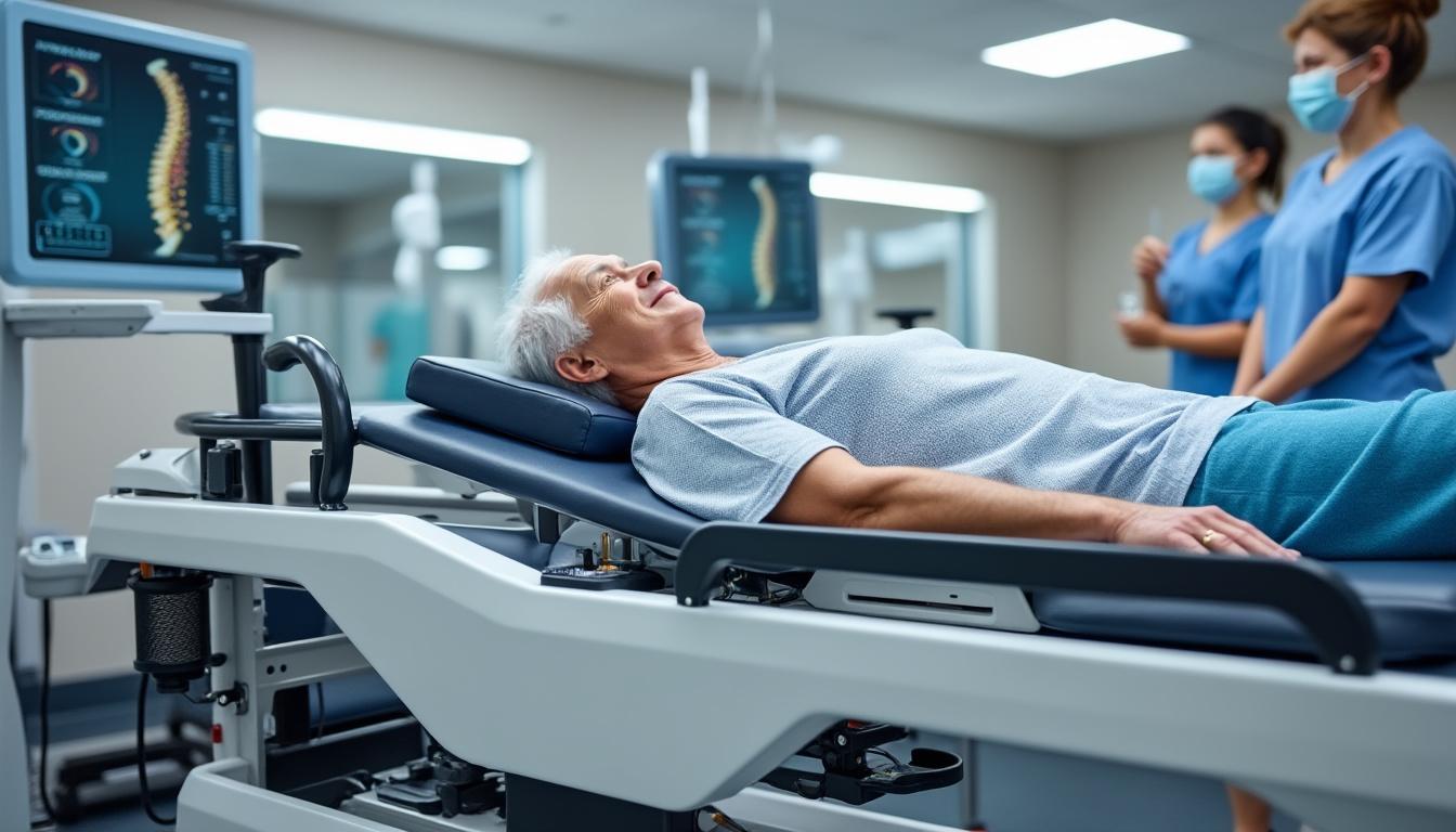expert herniated disc care for seniors in boucherville, offering non-surgical treatment options to relieve pain and improve mobility.