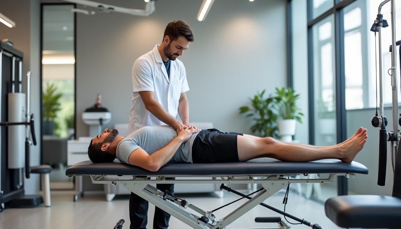 effective lumbar disc rehabilitation in pointe-claire tailored for office workers to relieve pain and improve spinal health.
