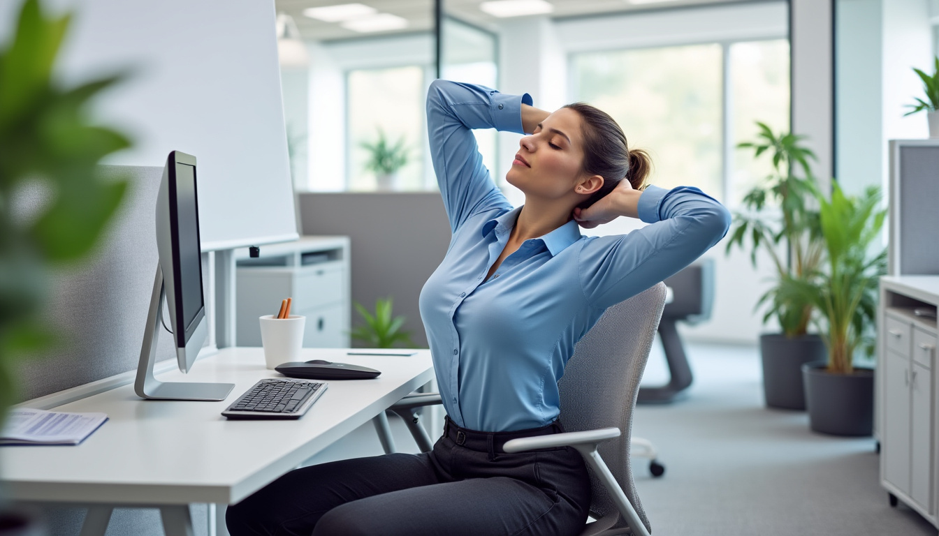 effective strategies and tips for preventing neck pain among office workers by la prairie. learn how to maintain good posture and reduce discomfort during work hours.
