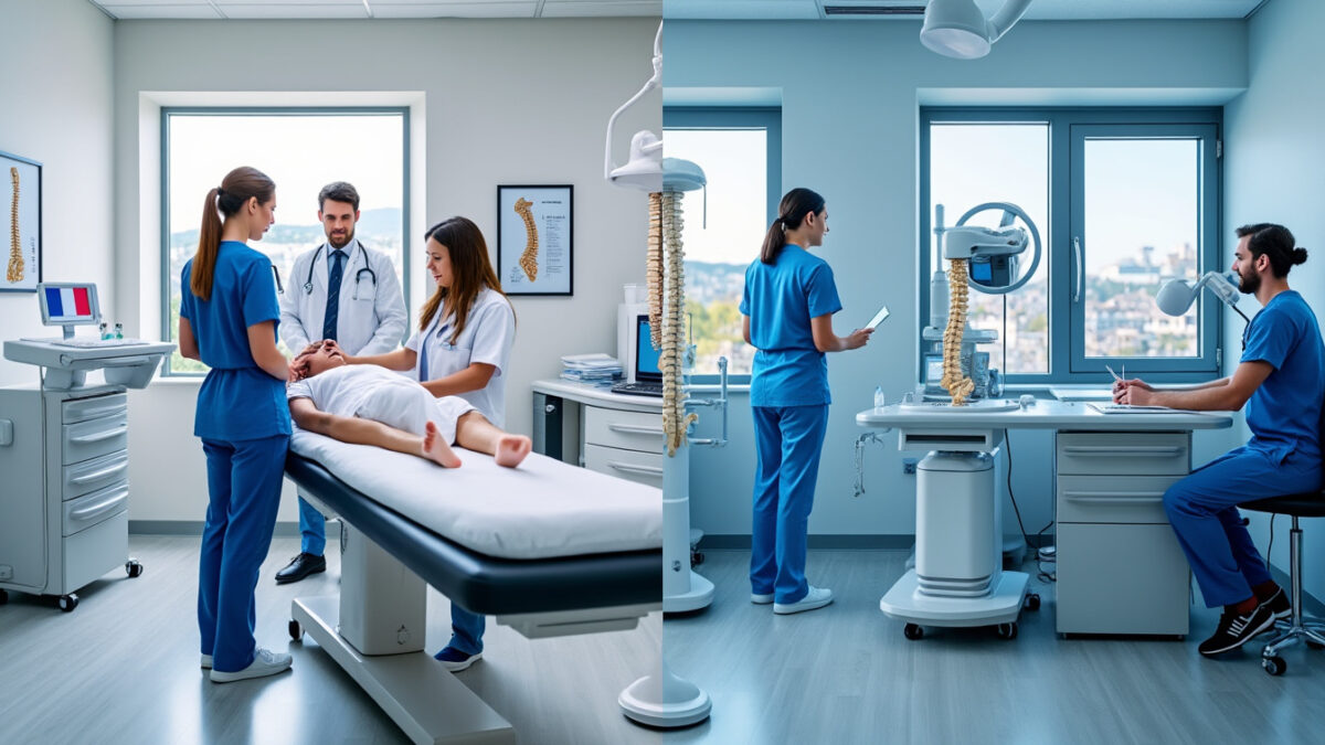 explore the differences and similarities in spinal care practices between france and quebec in this comprehensive international comparison.
