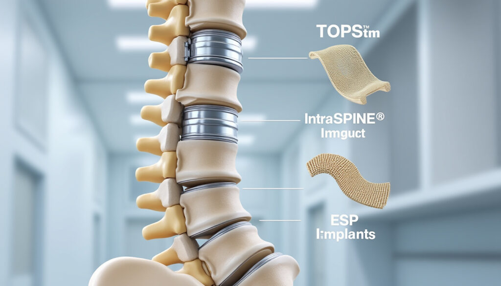 explore the pivotal role of innovative implants like tops™, intraspine®, and esp in enhancing medical outcomes, offering advanced solutions for spinal health and patient recovery.